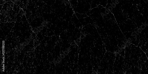 Abstract black grunge overly grains and concrete stone crack wall background. black slate stone wall background pattern with high resolution. black marble texture. black paper texture.