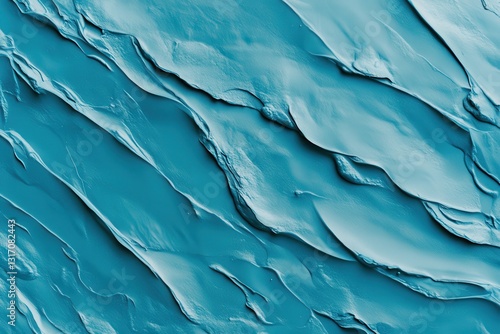 Wallpaper Mural Teal paint texture background, abstract strokes Torontodigital.ca