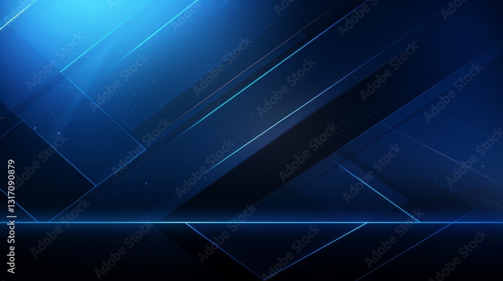 Futuristic Dark Blue Geometric Background with Blue Gradient Texture and Clean Lines Decoration Futuristic Dark Blue Geometric Background with Blue Gradient Texture and Clean Lines Decoration