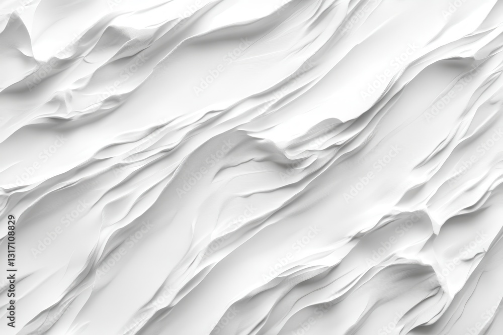 Obraz premium White abstract texture, flowing waves, background, design