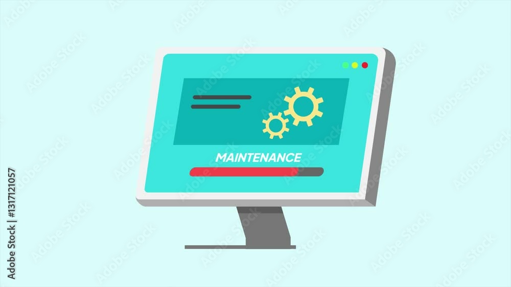 Animated video Maintenance tech concept. Full length animation illustration. High quality 4k footage. Animated video Maintenance tech concept. Full length animation illustration. High quality 4k footage.