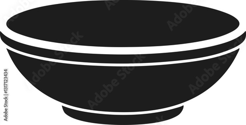 Begging Bowl Silhouette Icon Set, Charity & Donation Vector Collection Set.