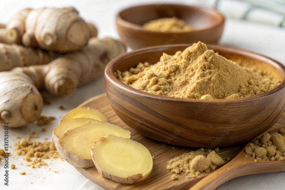 Fresh Ginger Root and Powdered Ginger: A Healthy Spice Duo Fresh Ginger Root and Powdered Ginger: A Healthy Spice Duo