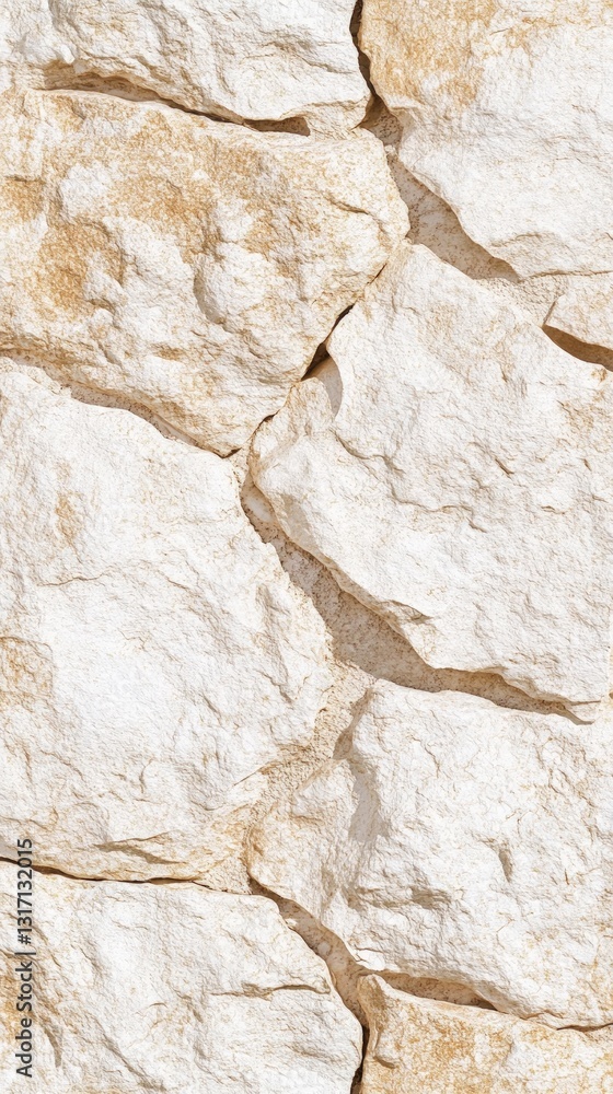 Close up of weathered stone wall texture showing white and tan tones natural pattern background suitable for design Close up of weathered stone wall texture showing white and tan tones natural pattern background suitable for design