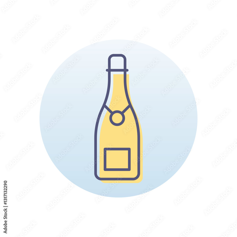Champagne Vector icon Champagne Vector icon