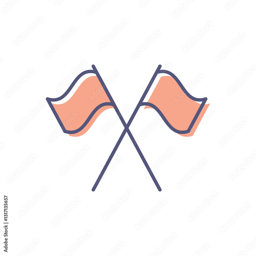 Fototapeta premium flags Vector icon