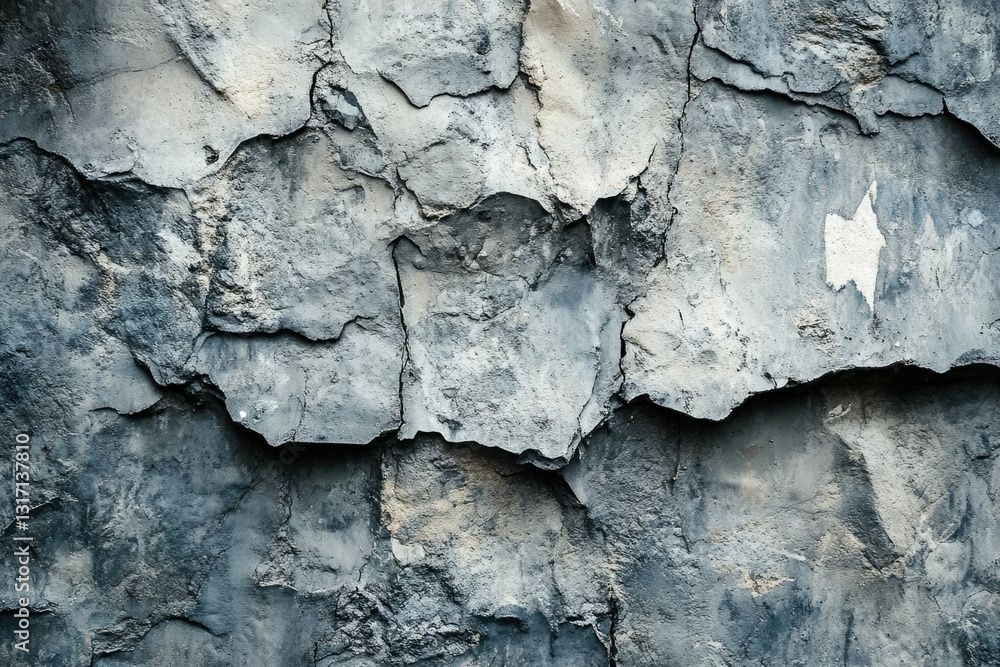 Close-up of a weathered, cracked stone wall showing texture and age. Close-up of a weathered, cracked stone wall showing texture and age.