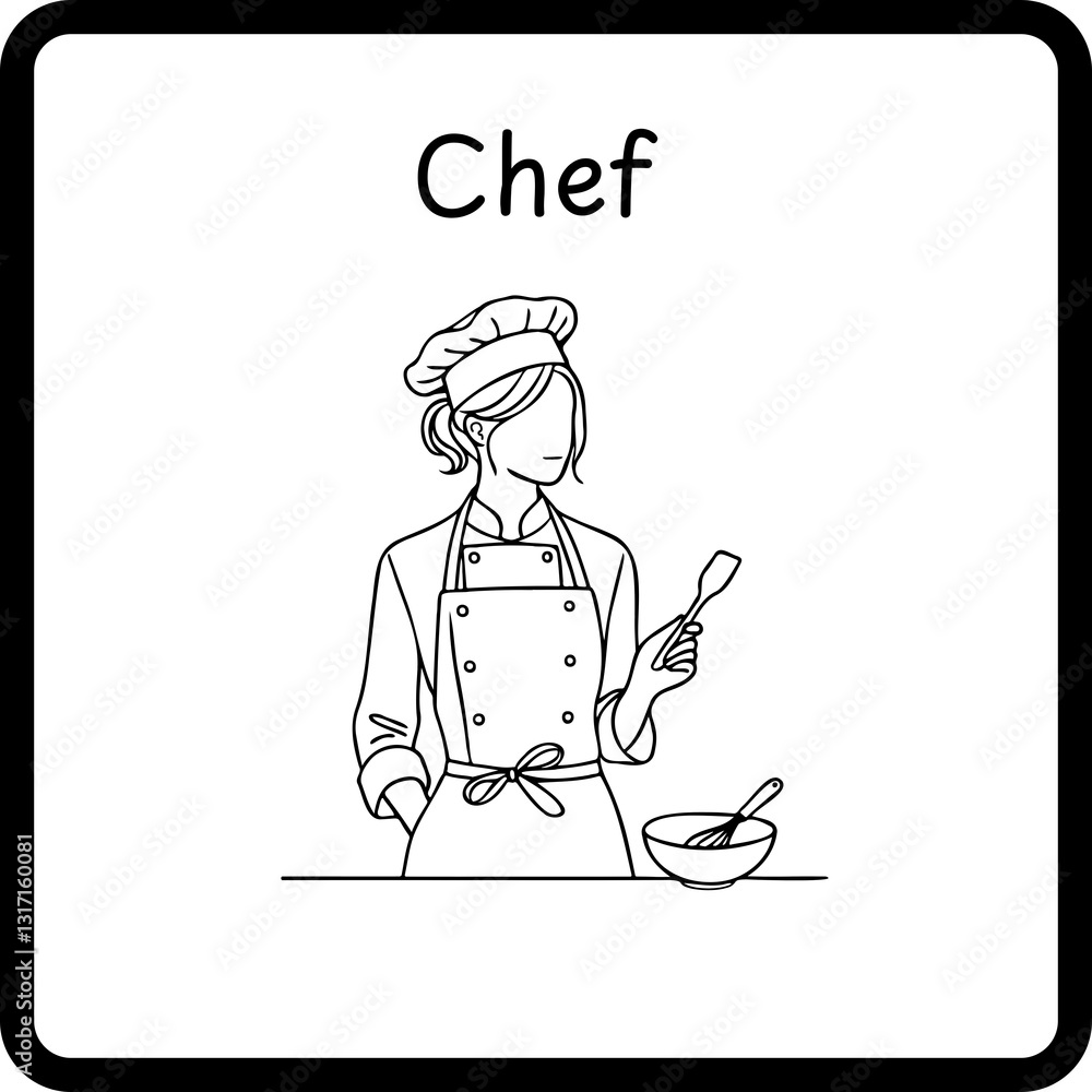Profession Flashcard - Chef Profession Flashcard - Chef