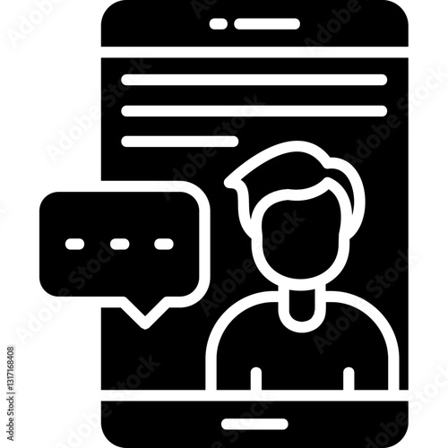 Mobile Chat Icon