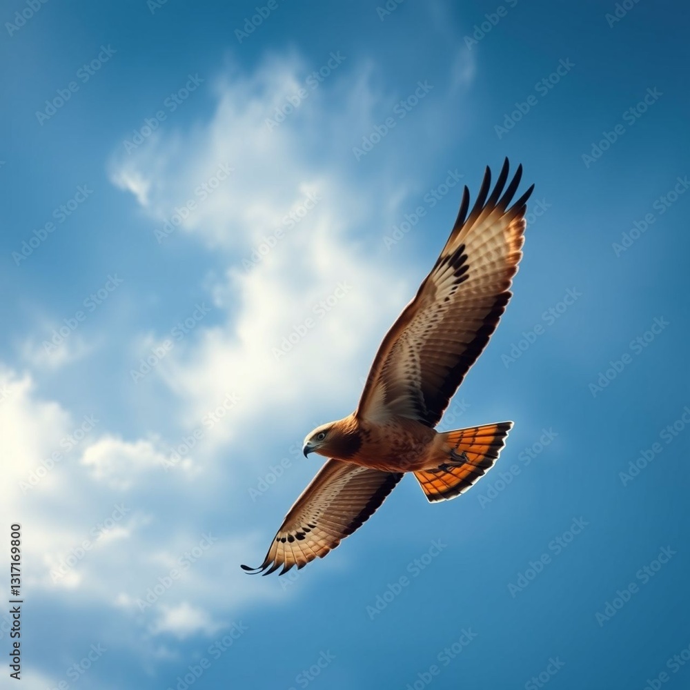 Obraz premium Hawk in Flight