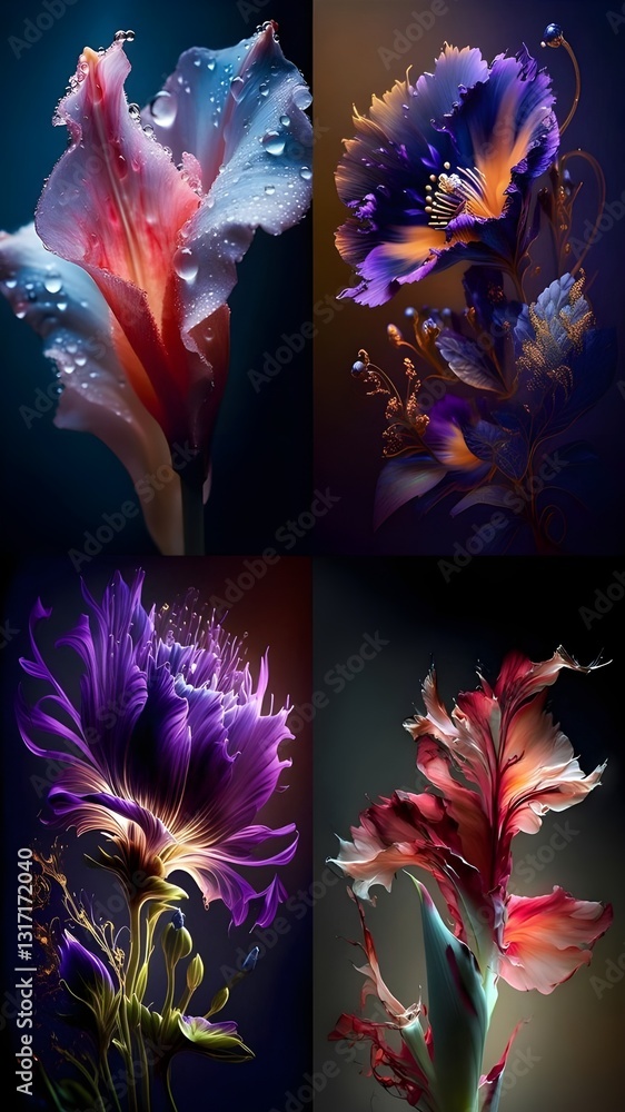 Fototapeta premium abstract floral background