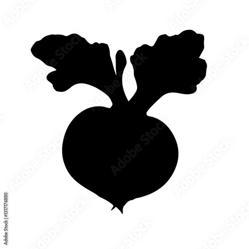 Adobe icon silhouette vector icon sign symbol illustration 