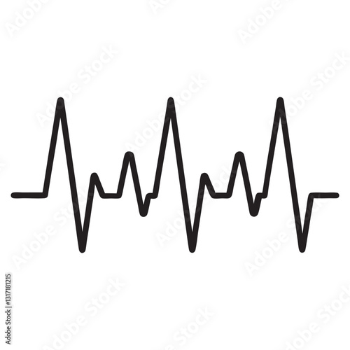 Heartbeat icon, lifeline pulse,
hospital care, medical pulse,
cardio emergency, health vector,
heart rate essential life.