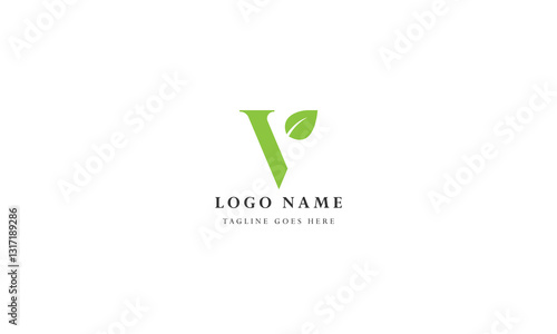corporate vector logo letter V design