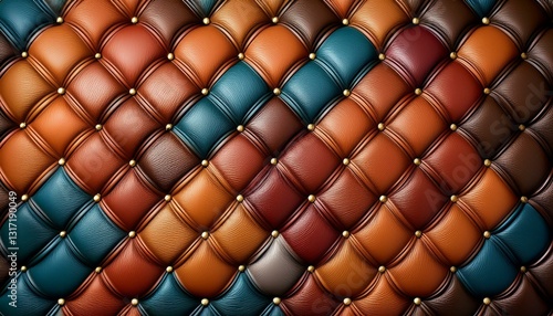 seamless pattern leather repeating swatch