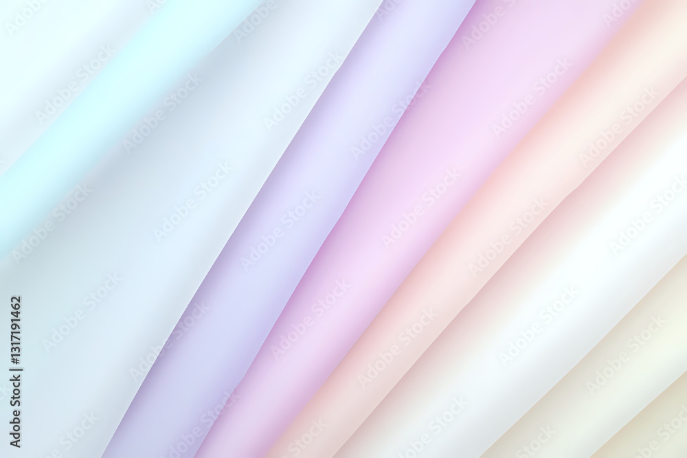 Fototapeta premium Soft pastel gradient background featuring smooth transitions with light background