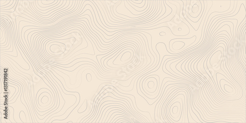 Intricately Designed Topo Contour Line Art with Seamless Integration of Abstract Grid Mapping and Geographic Mountain Representation
