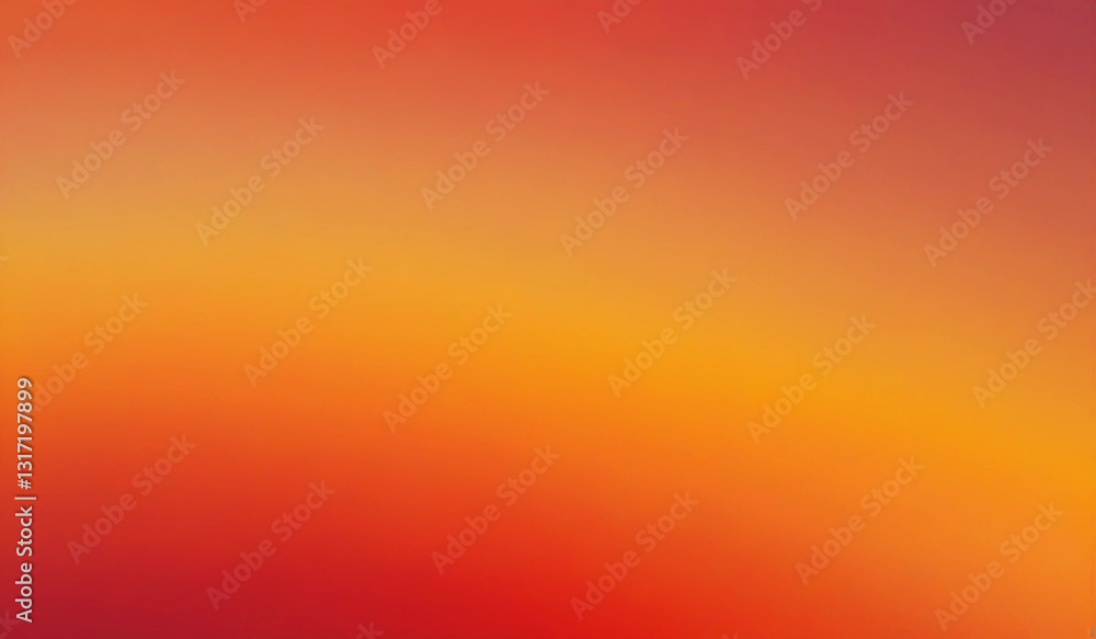 Naklejka premium Vibrant Orange to Red Gradient Background – Abstract Art Photography