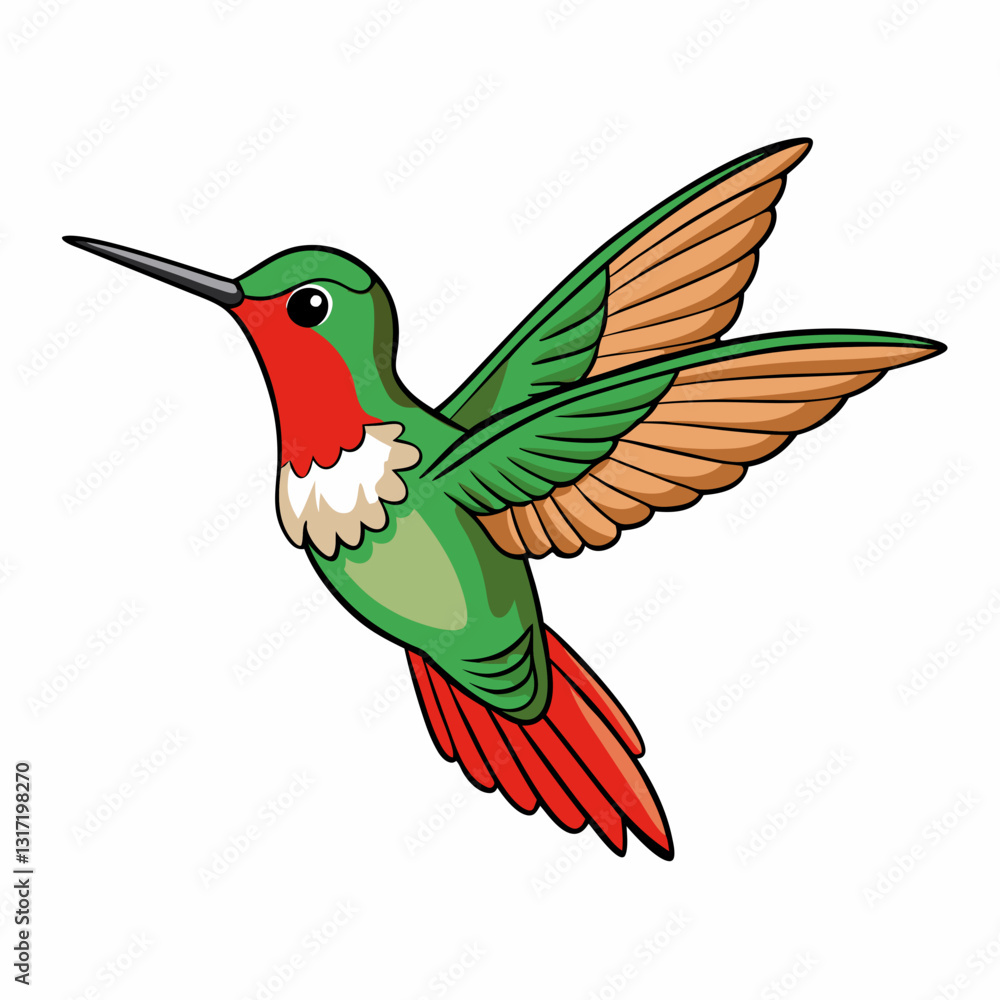 Fototapeta premium hummingbird in flight