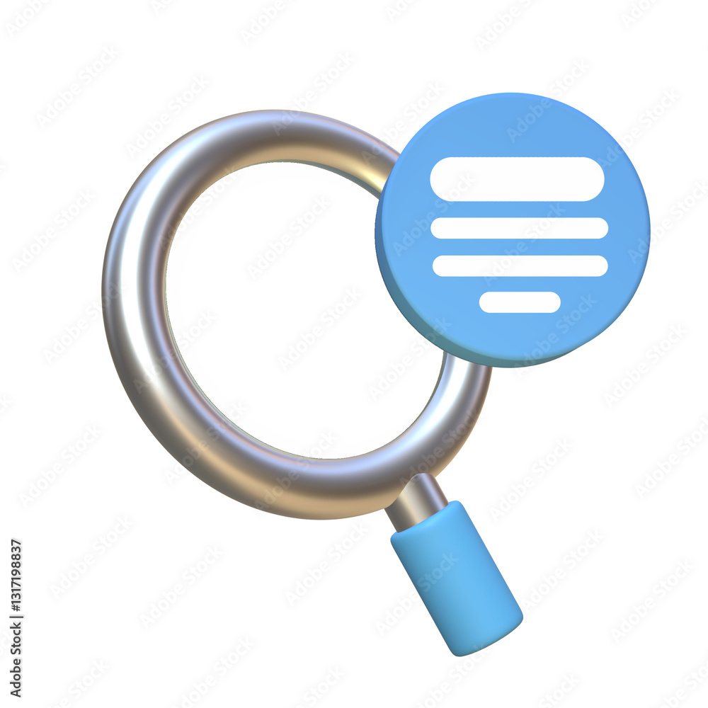 3d data search icon 3d data search icon