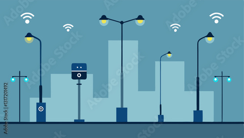 Smart Streetlights A series of streetlights equipped with motion sensors and cameras processing data locally to adjust brightness based on pedestrian and vehicular presence.