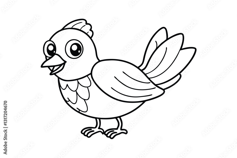 cartoon bird with a smile cartoon bird with a smile