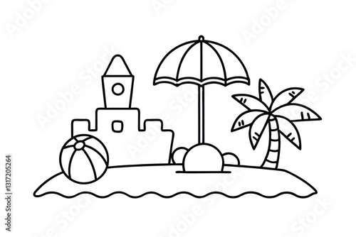 castle in the sand
