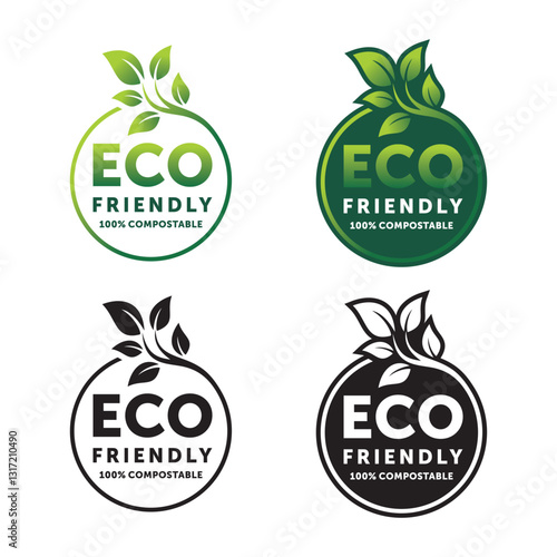 Eco Friendly 100% Compostable Logos