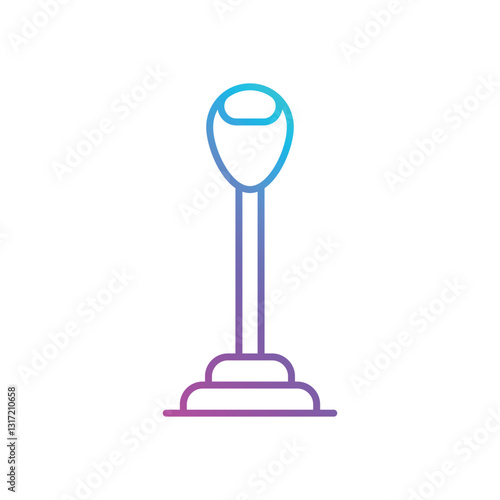  GEAR STICK Vector icon