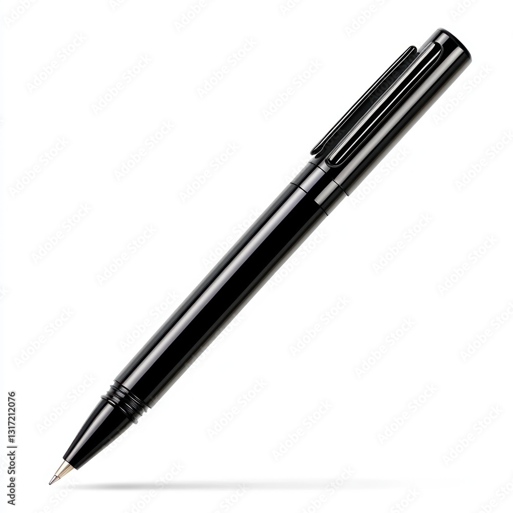 Sleek black pen Sleek black pen