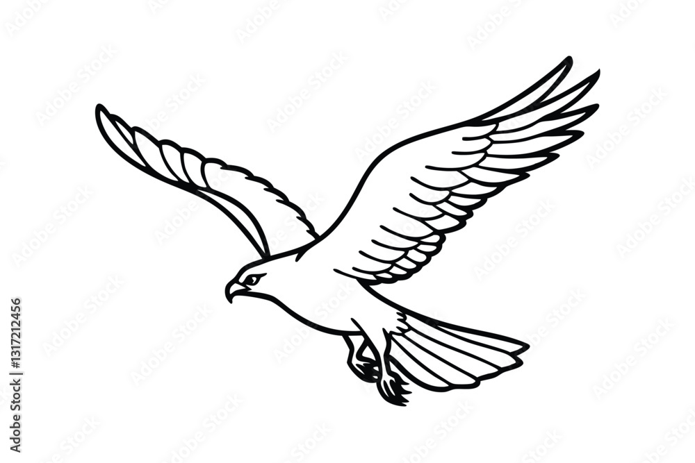 Obraz premium dove flying in the sky
