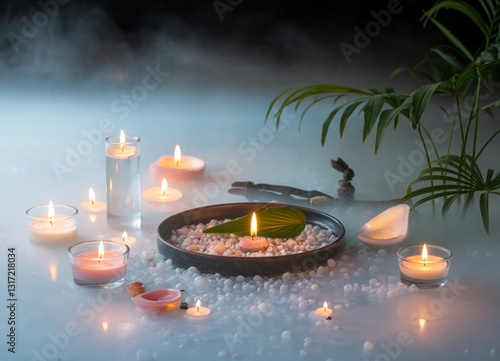 Spa Candle Scene: Discover Relaxing Candle Photo, Candle Image, Candle Photography