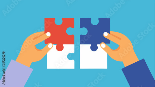 Puzzle Pieces An illustration of hands trying to fit together puzzle pieces labeled Success and Failure. The incomplete puzzle symbolizes the ongoing process of putting experiences