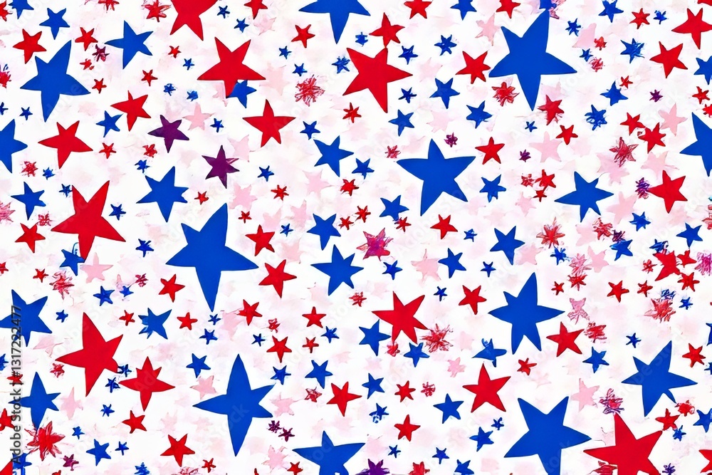 Patriotic Star Pattern Background Design for Celebrations Patriotic Star Pattern Background Design for Celebrations