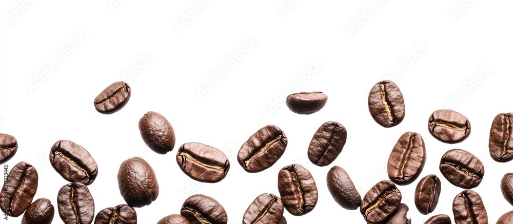 Coffee Beans Falling Coffee Beans Falling