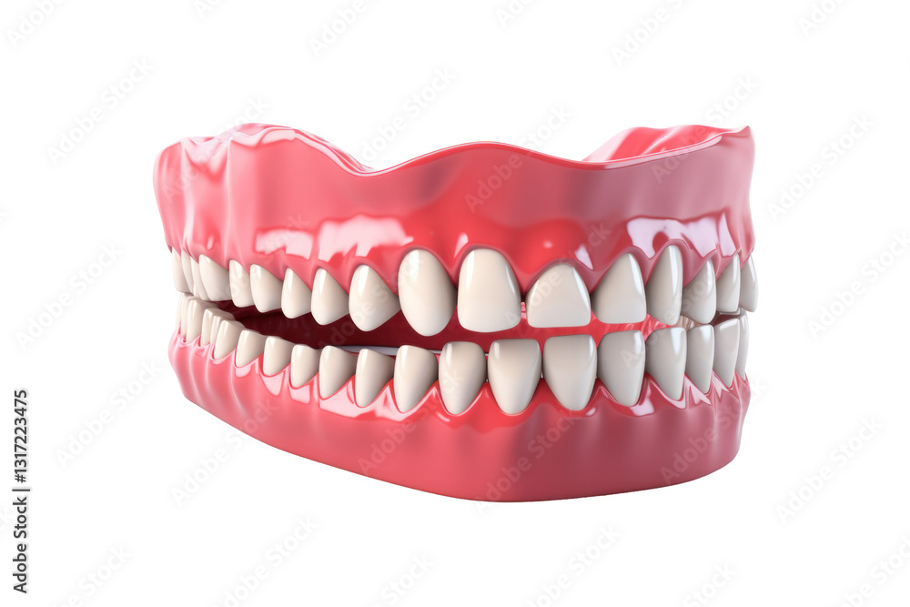 Obraz premium teeth isolated on white background