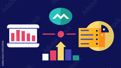 Historical Data Comparison A split image comparing current transactions to historical data trends showcasing AIs ability to detect deviations that might indicate fraud.