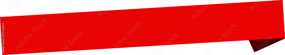 Obraz premium Red ribbons. Vintage. A simple of ribbons. Vector graphics