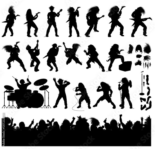 Heavy Metal Music Concert Figures