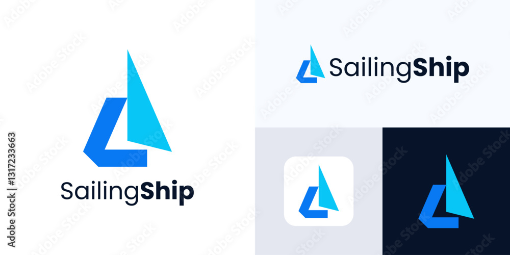 Ship logo icon design, Creative simple sailing boat symbol logo design, Sailing ship in the sea for nautical, Sailor, Adventure, Exploration, Cargo and business identity, Vector sailing boat sign. Ship logo icon design, Creative simple sailing boat symbol logo design, Sailing ship in the sea for nautical, Sailor, Adventure, Exploration, Cargo and business identity, Vector sailing boat sign.
