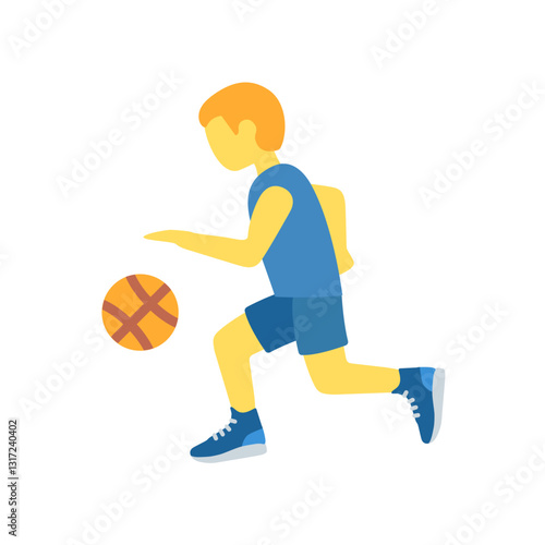 Person Playing Basketball