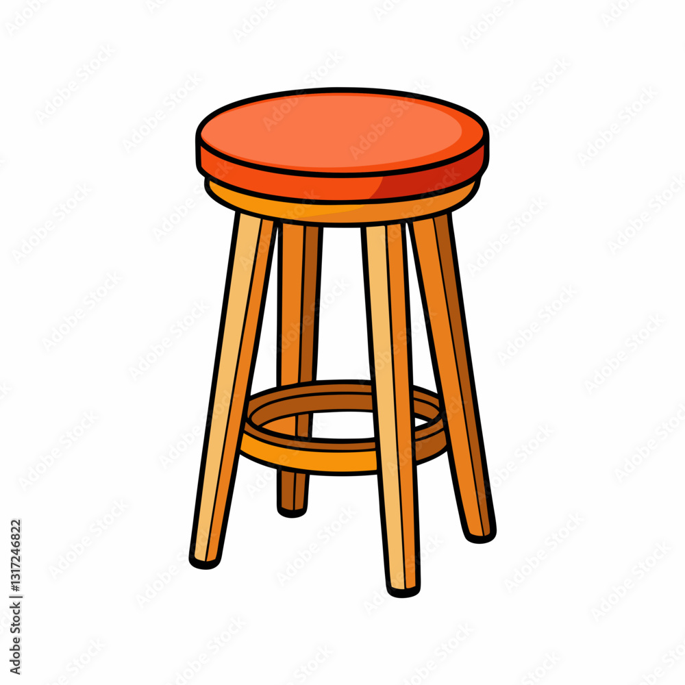 stool isolated on white stool isolated on white