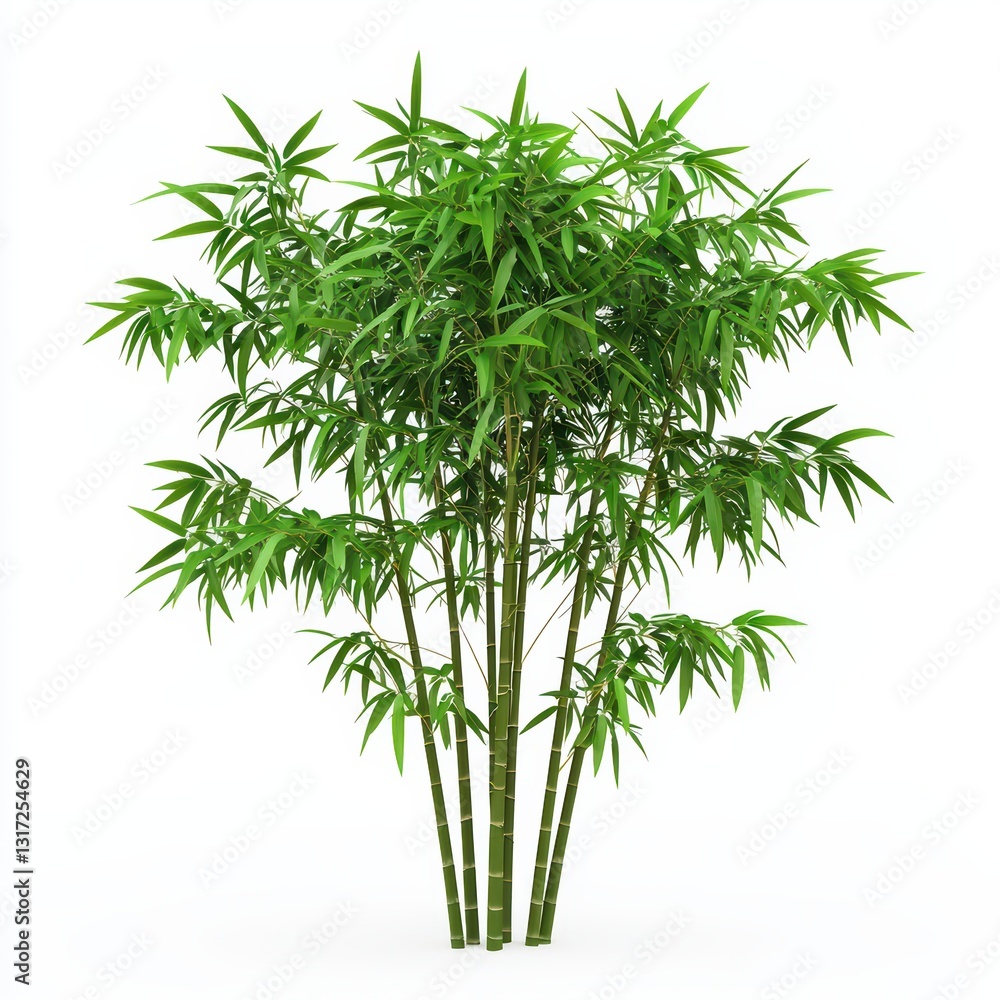 Dense Cluster of Tall Bamboo Stalks with Lush Green Foliage in a Natural Setting Dense Cluster of Tall Bamboo Stalks with Lush Green Foliage in a Natural Setting