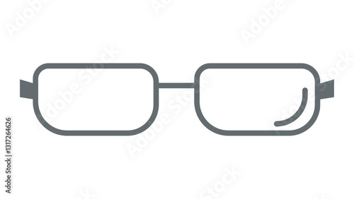 An eyeglasses illustration vector.