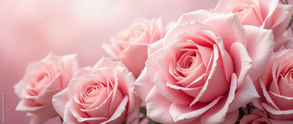 A bouquet of vibrant pink roses displayed in close-up, set against a gentle, neutral-toned background. A bouquet of vibrant pink roses displayed in close-up, set against a gentle, neutral-toned background.