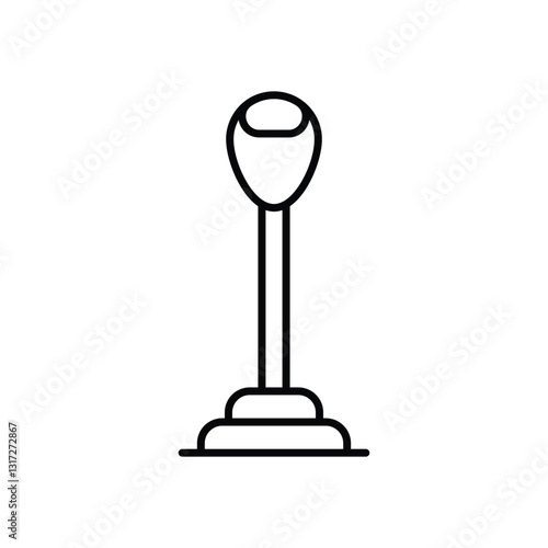  GEAR STICK Vector icon