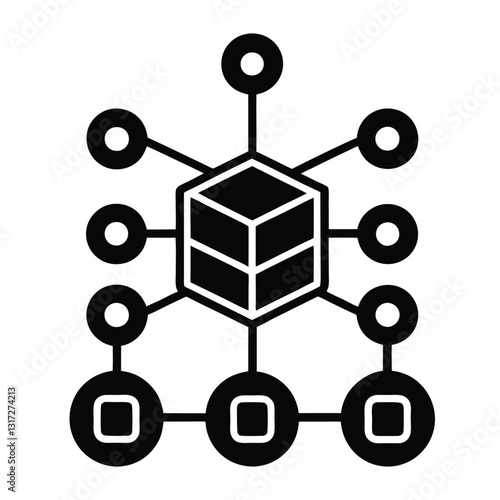 data structure icon on white background.
