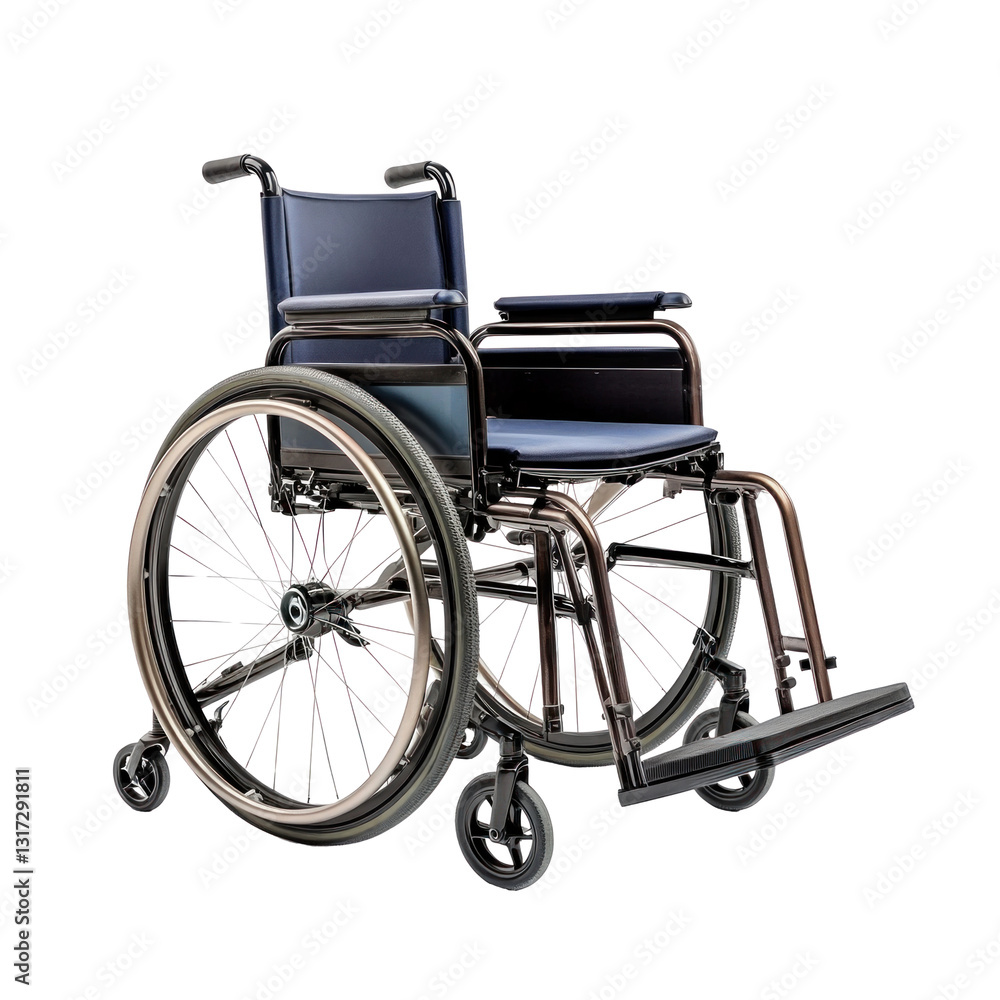 Fototapeta premium A wheelchair on a transparent background