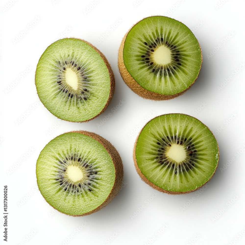 Juicy Green Kiwi Fruit Slice - Organic, Ripe & Nutrient-Packed with Vitamin C for a Healthy Diet Juicy Green Kiwi Fruit Slice - Organic, Ripe & Nutrient-Packed with Vitamin C for a Healthy Diet