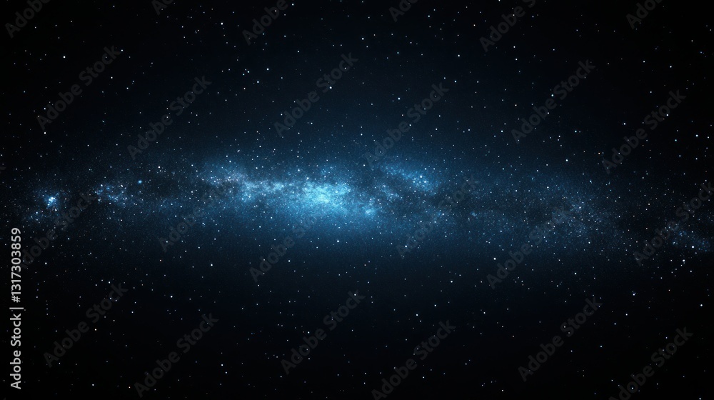 Cosmic expanse with galaxy Cosmic expanse with galaxy